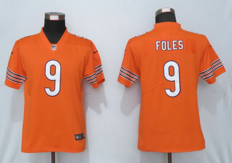 Women Nike Chicago Bears 9 Foles Orange Alternate Vapor Untouchable Limited Jersey,We sell and wholesale Women Nike Chicago Bears 9 Foles Orange Alternate Vapor Untouchable Limited Jersey on line form chian!